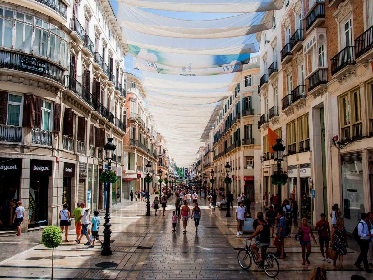 Elegante Apto. En Centro Historico De Malaga Appartamento Esterno foto